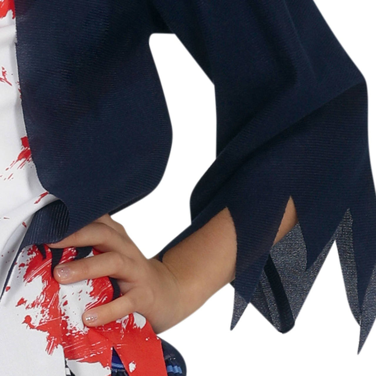 Girls Blue Schoolgirl Zombie Costume