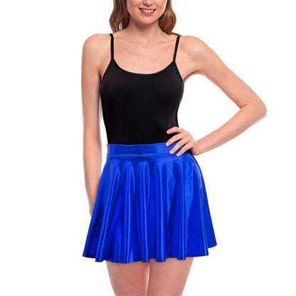 Metallic Blue Skirt