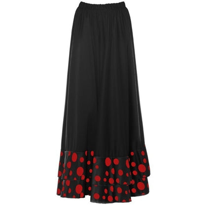 Girls Black Flamenco Skirt