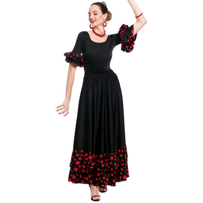 Black Flamenco Skirt