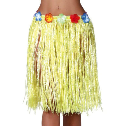 Short Yellow Hawaiian Skirt
