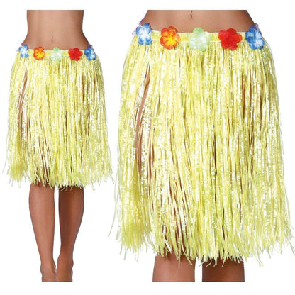 Short Yellow Hawaiian Skirt