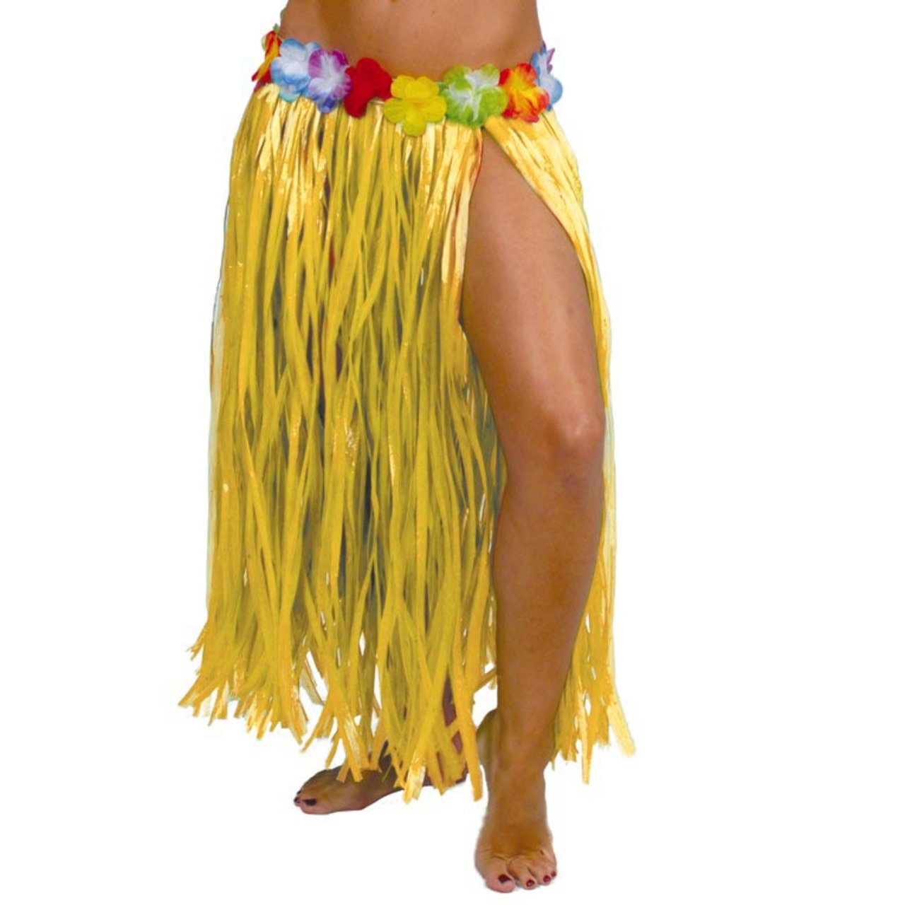 Long Yellow Hawaiian Skirt