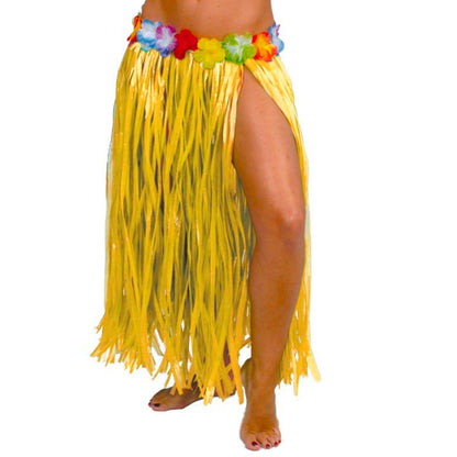 Long Yellow Hawaiian Skirt