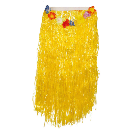 Long Yellow Hawaiian Skirt