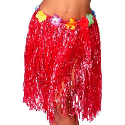 Short Red Hawaiian Skirt