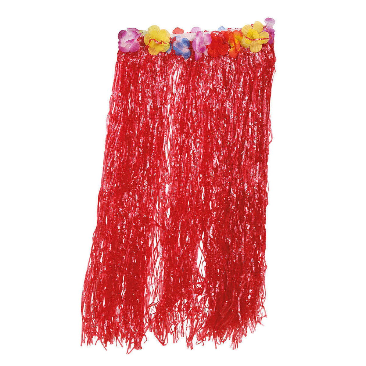 Long Red Hawaiian Skirt