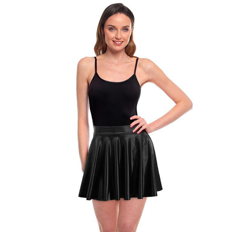 Metallic Black Skirt