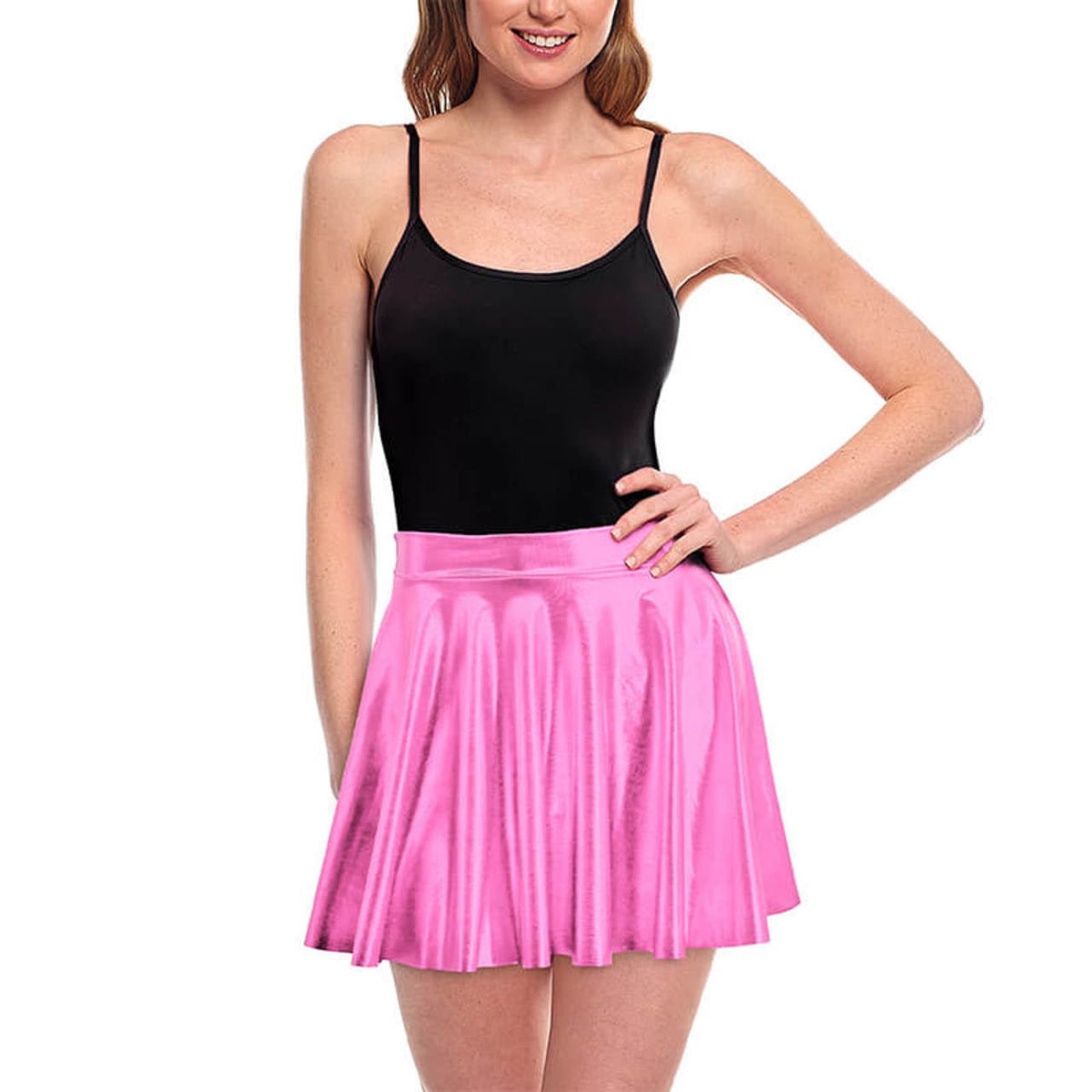 Metallic Pink Skirt