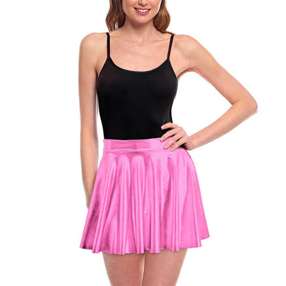 Metallic Pink Skirt