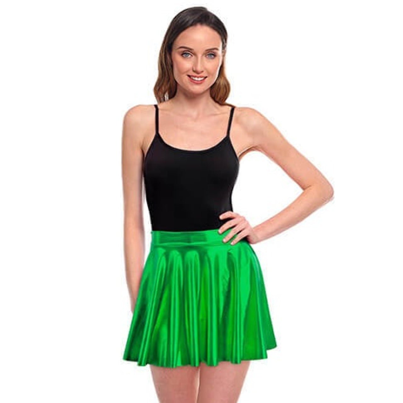 Metallic Green Skirt