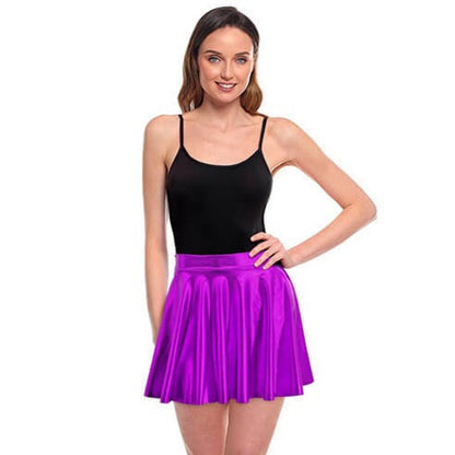 Metallic Violet Skirt