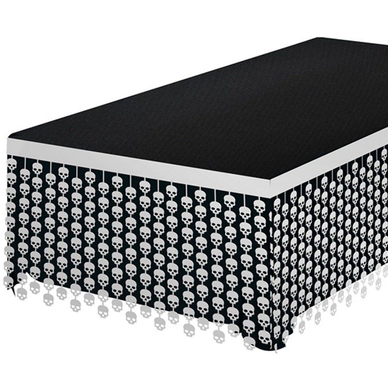 Sinister Skulls Table Skirt