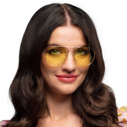 Yellow Miami Glasses