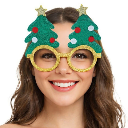 Christmas Tree Glasses