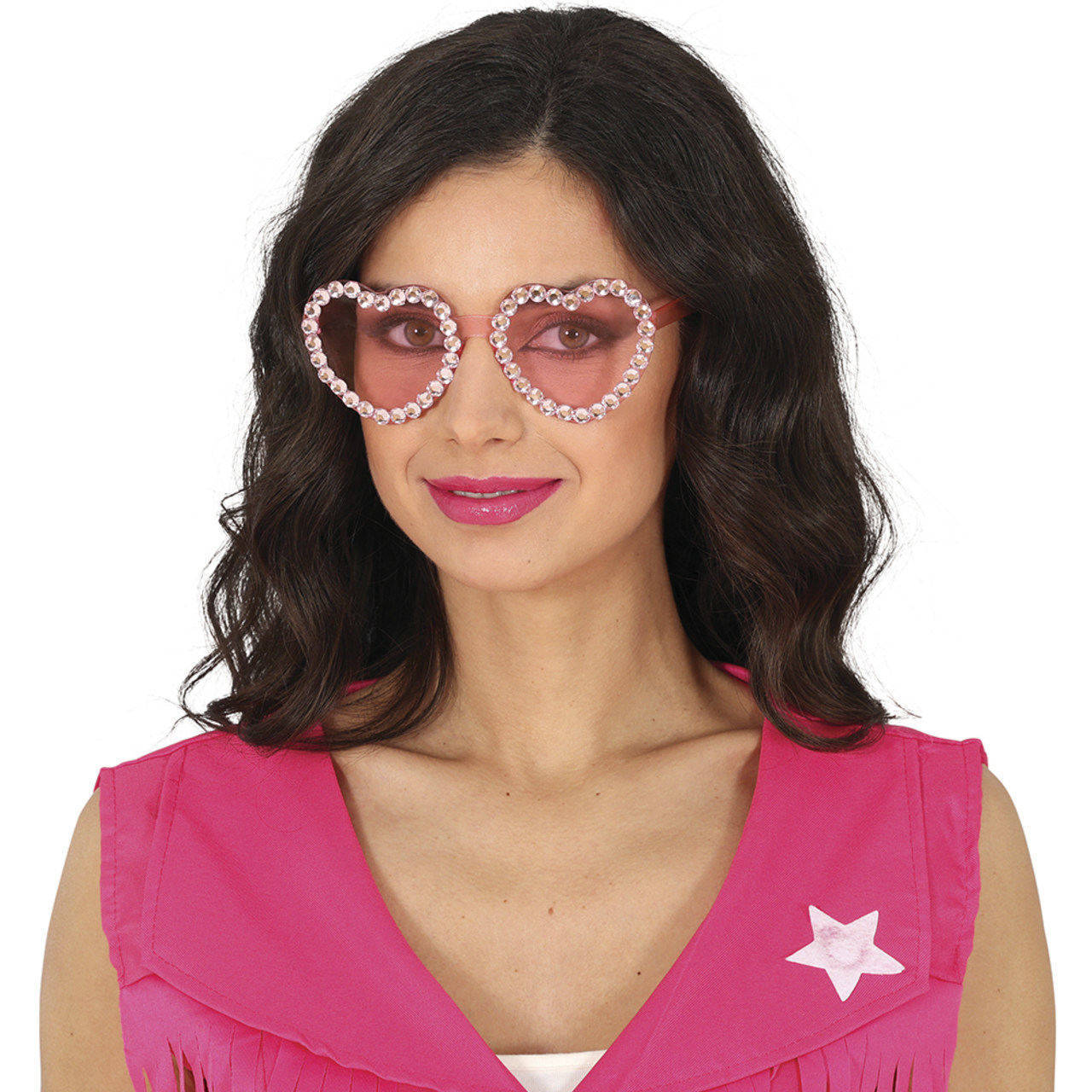 Glitter Heart Glasses