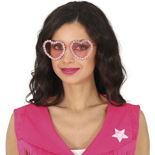 Glitter Heart Glasses