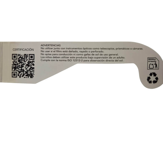 Certified Solar Eclipse Glasses