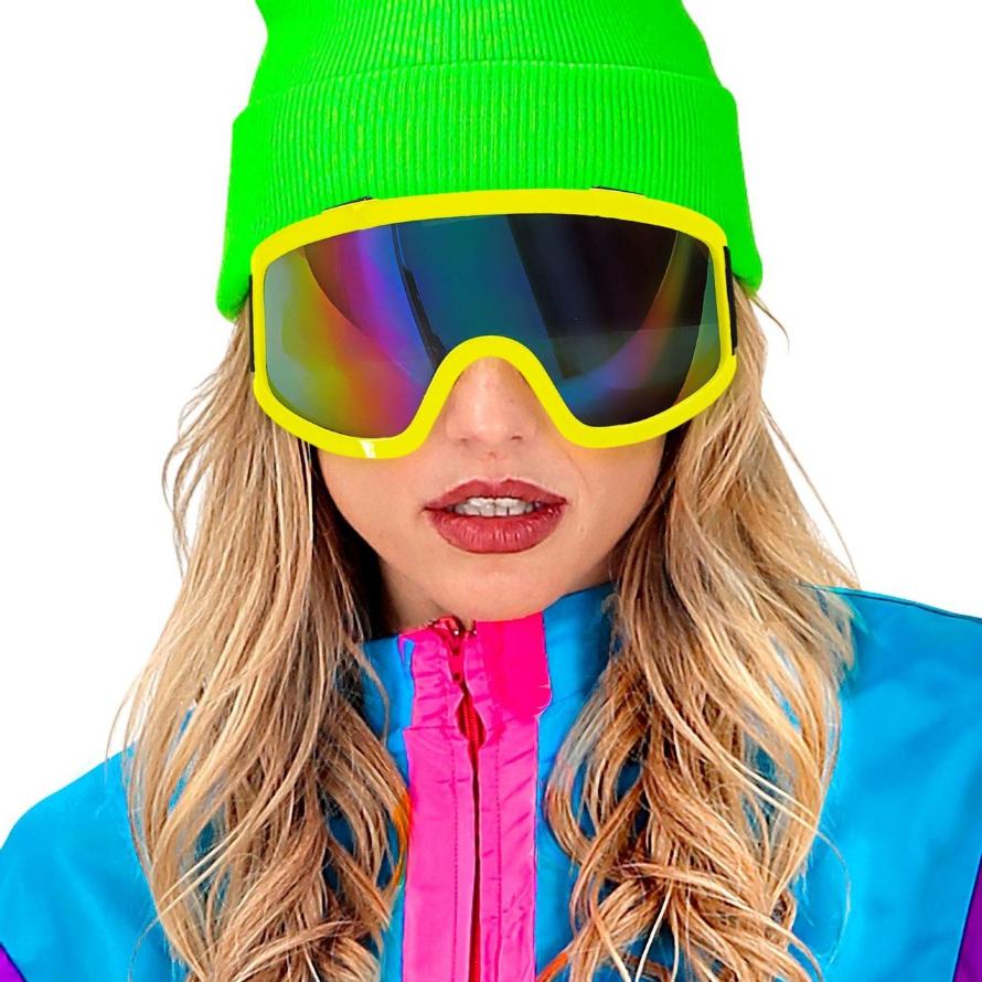 Yellow Ski Glasses