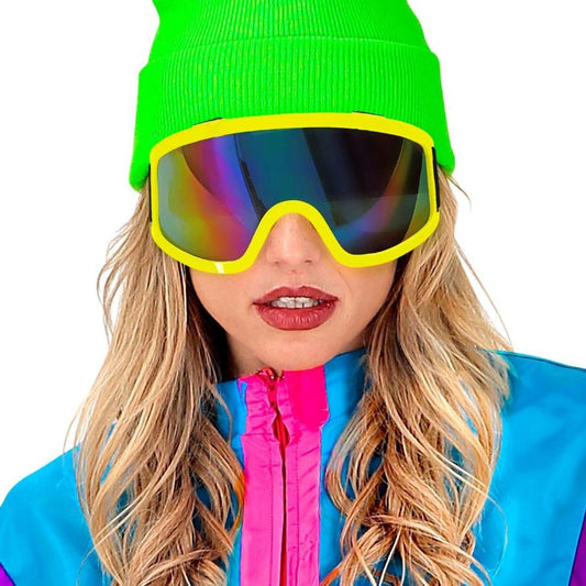 Yellow Ski Glasses