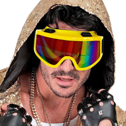 Yellow Ski Glasses