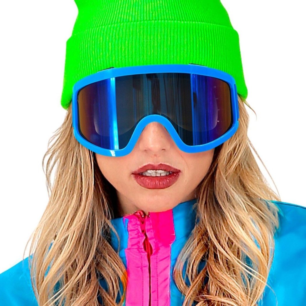 Blue Ski Glasses