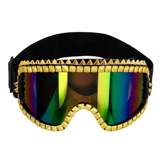 Gold Ski Glasses