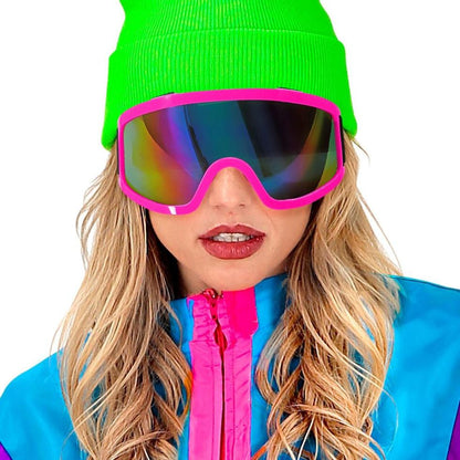 Pink Ski Glasses