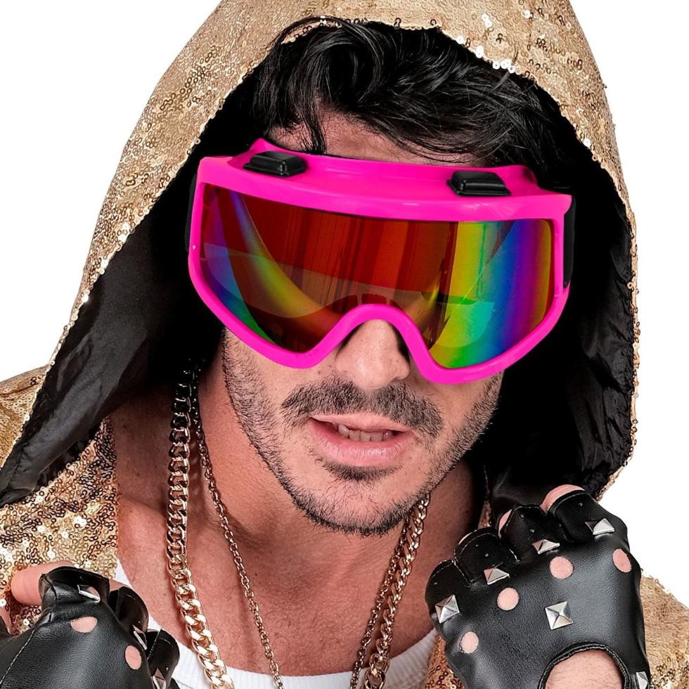 Pink Ski Glasses