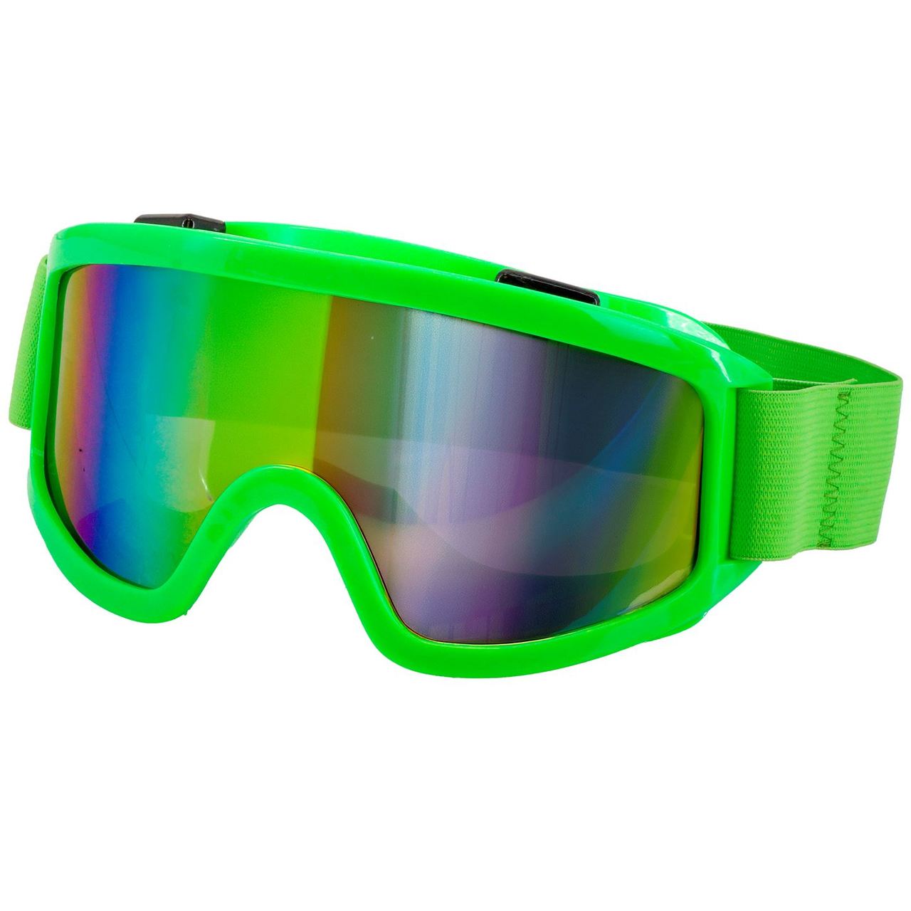 Green Ski Glasses