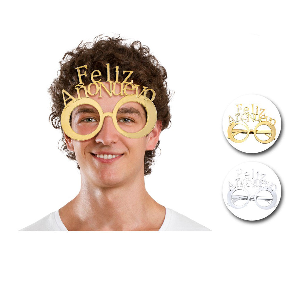 Happy New Year Glasses (Assorted Colours)