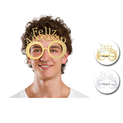 Happy New Year Glasses (Assorted Colours)