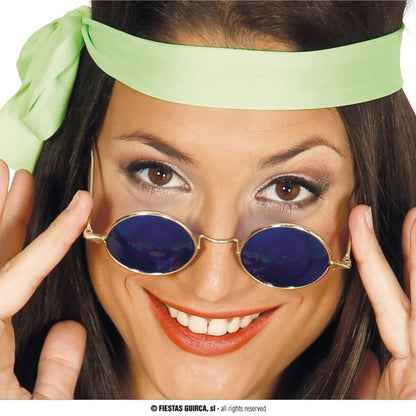 Blue Hippie Glasses
