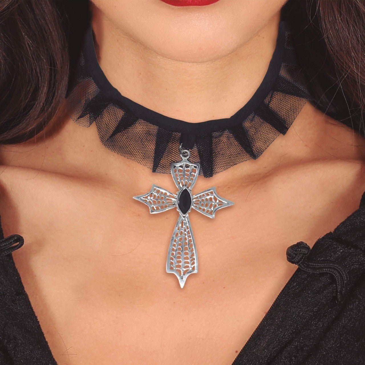 Choker with Cross