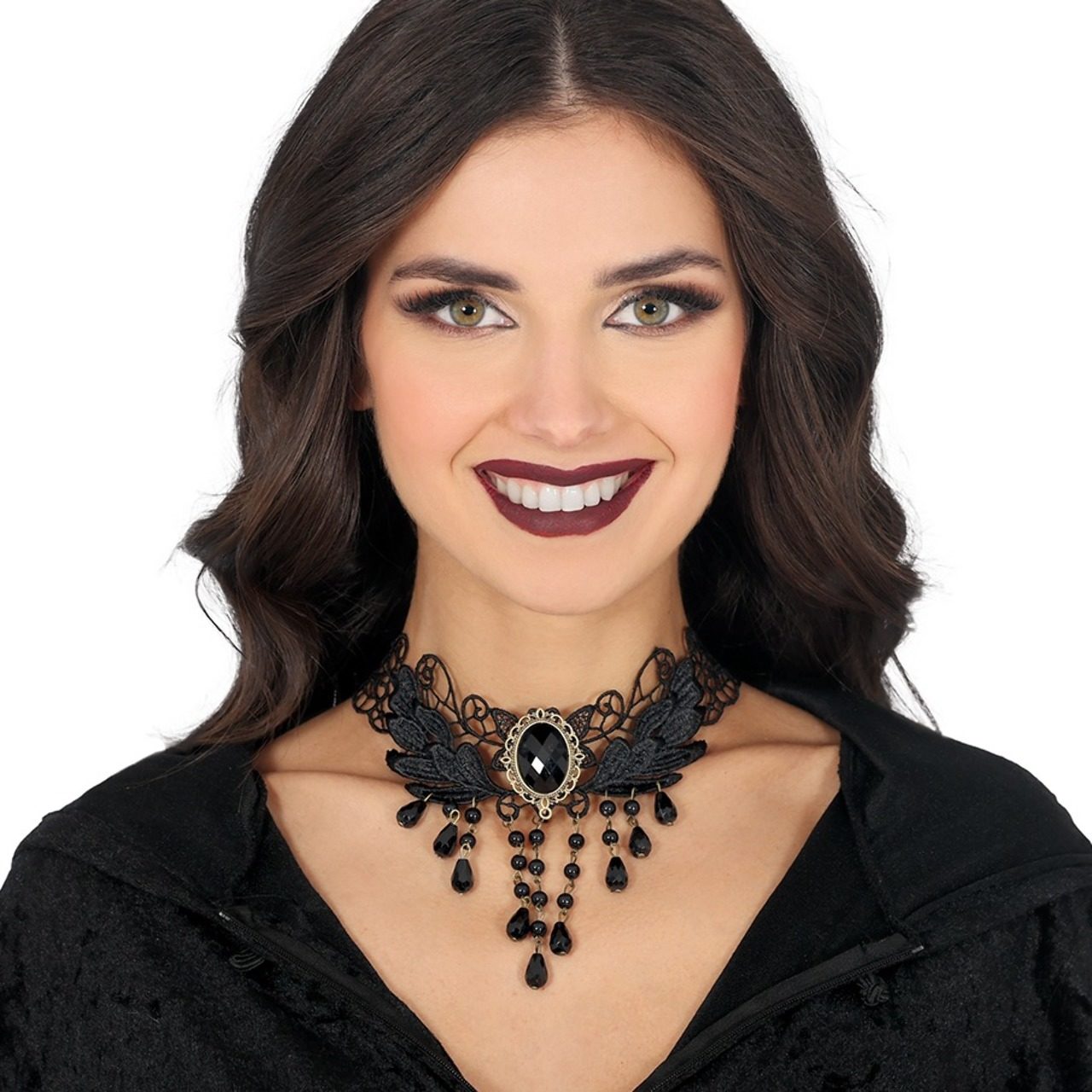Embroidered Gothic Choker