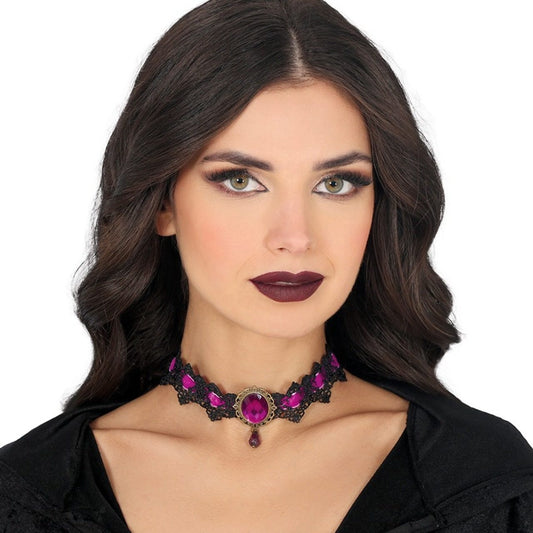 Lilac Gothic Choker