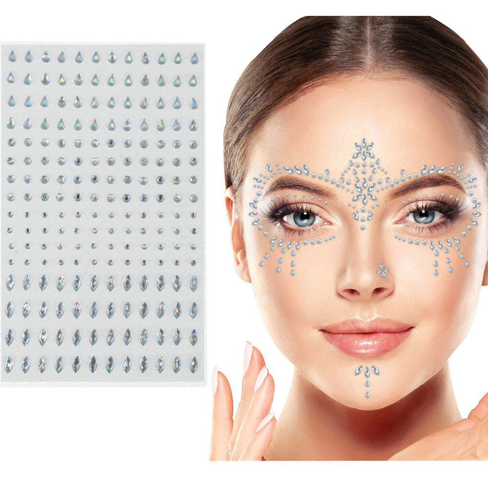 Sparkling Face Gems
