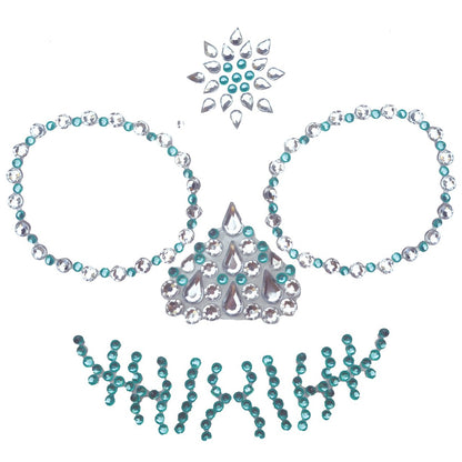 Catrina Skull Glitter Face Gems