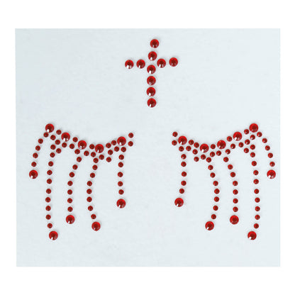 Bloody Glitter Stick-On Gems