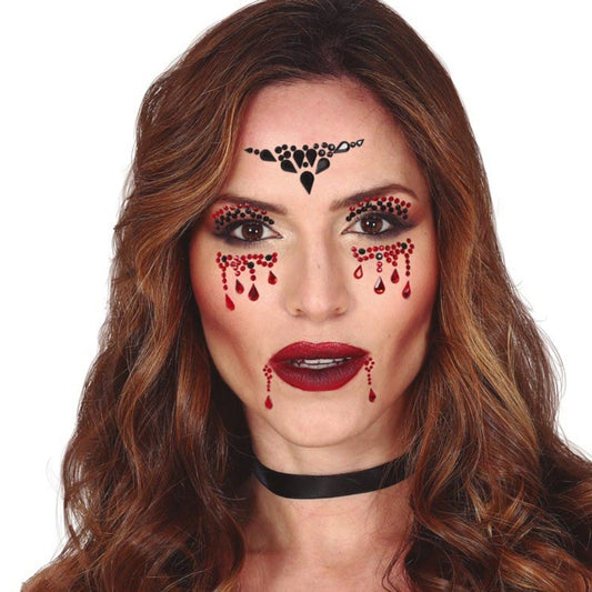 Vampire Glitter Face Gems