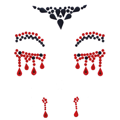 Vampire Glitter Face Gems