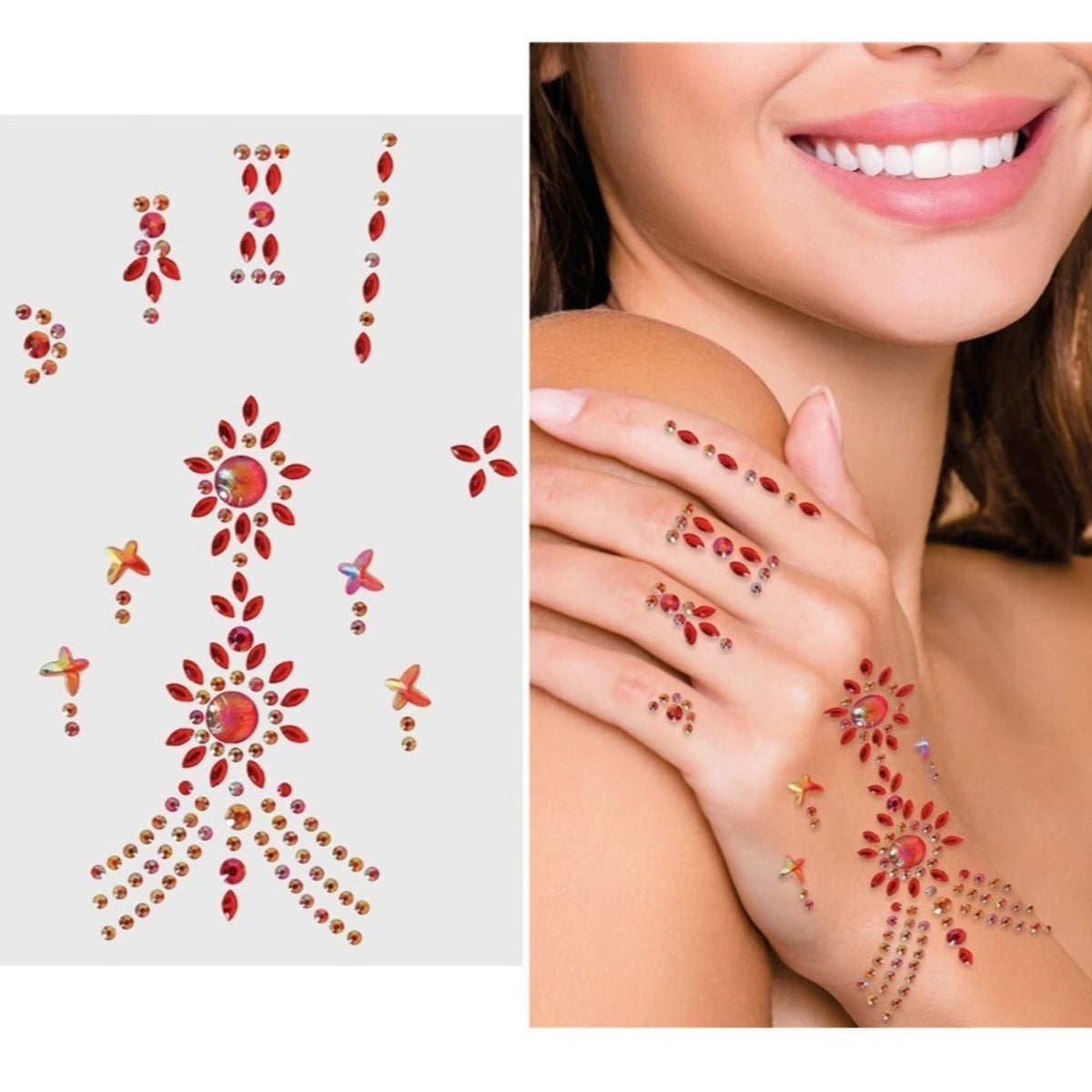 Red Glitter for Hands