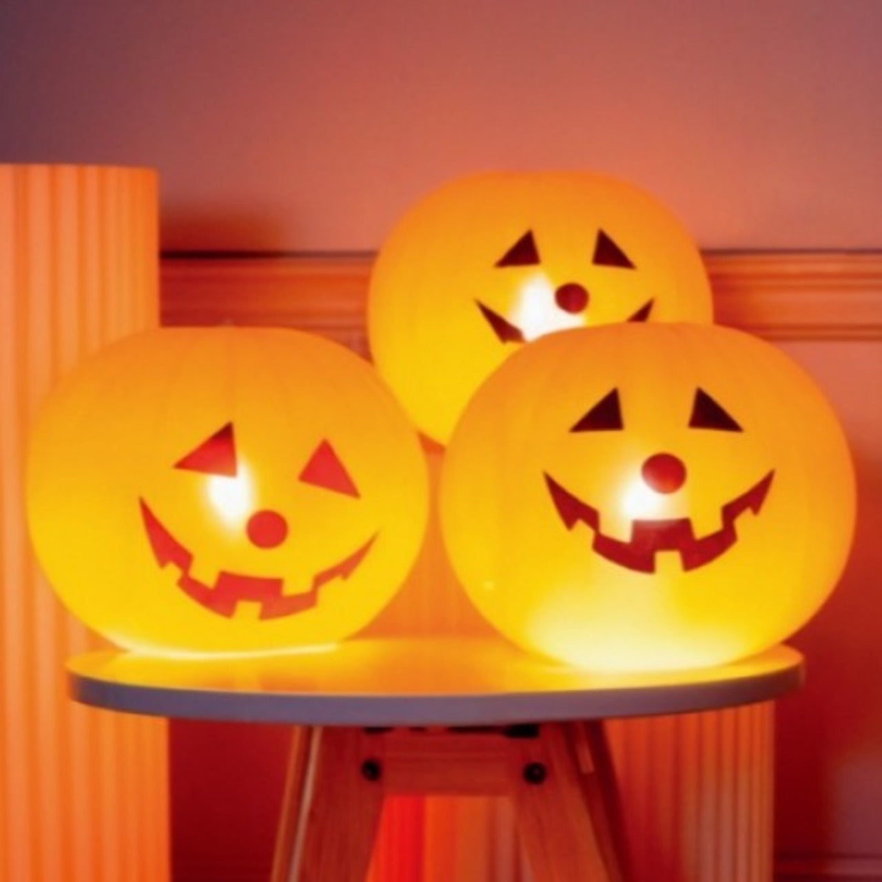 Light-up LED Pumpkin Balloons
