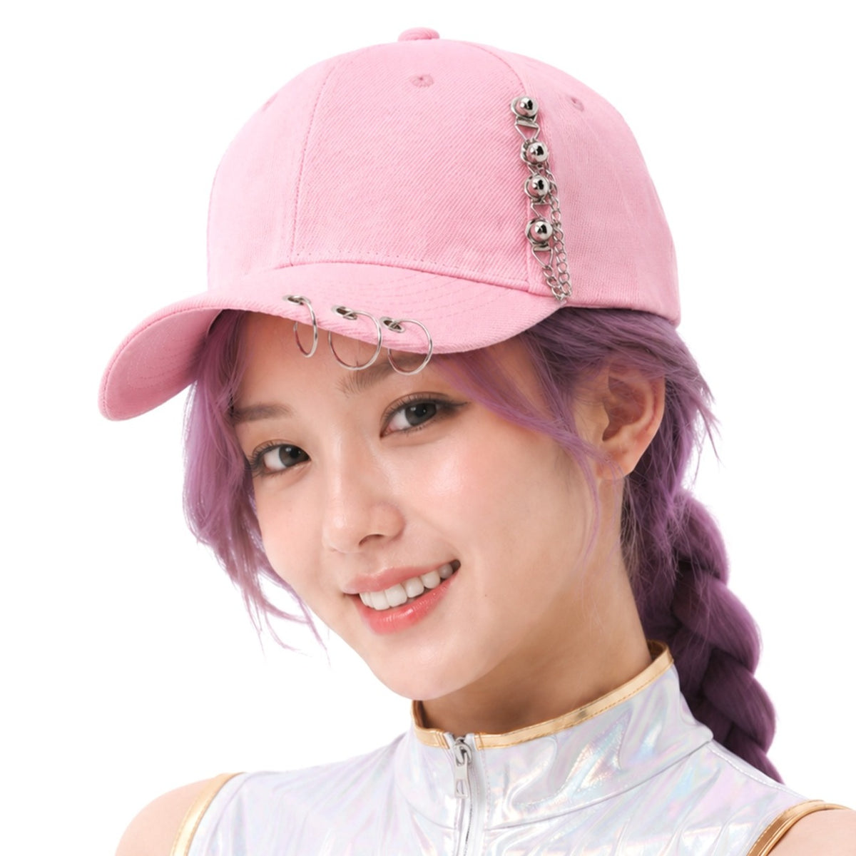 Pink K-Pop Cap