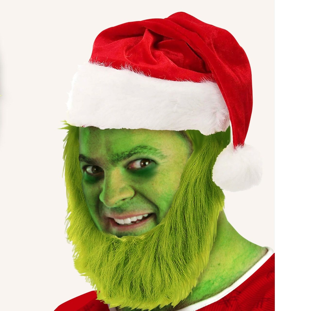 Grinch Cap with Beard