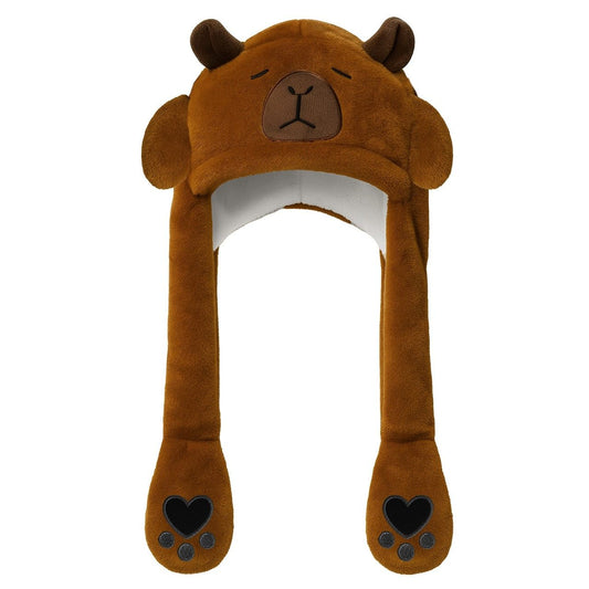 Capybara Cap with Moving Ears and Light