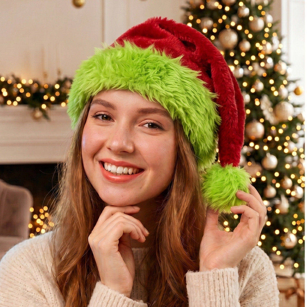 Grinch Christmas Cap