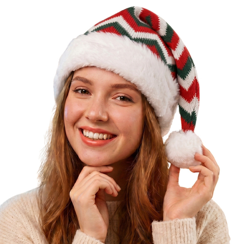 Tricolour Christmas Cap