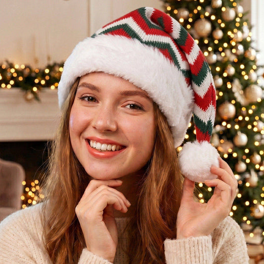 Tricolour Christmas Cap