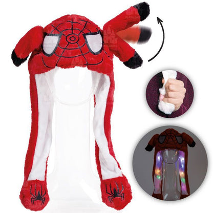 Spider Superhero Cap with Moving Ears and Light